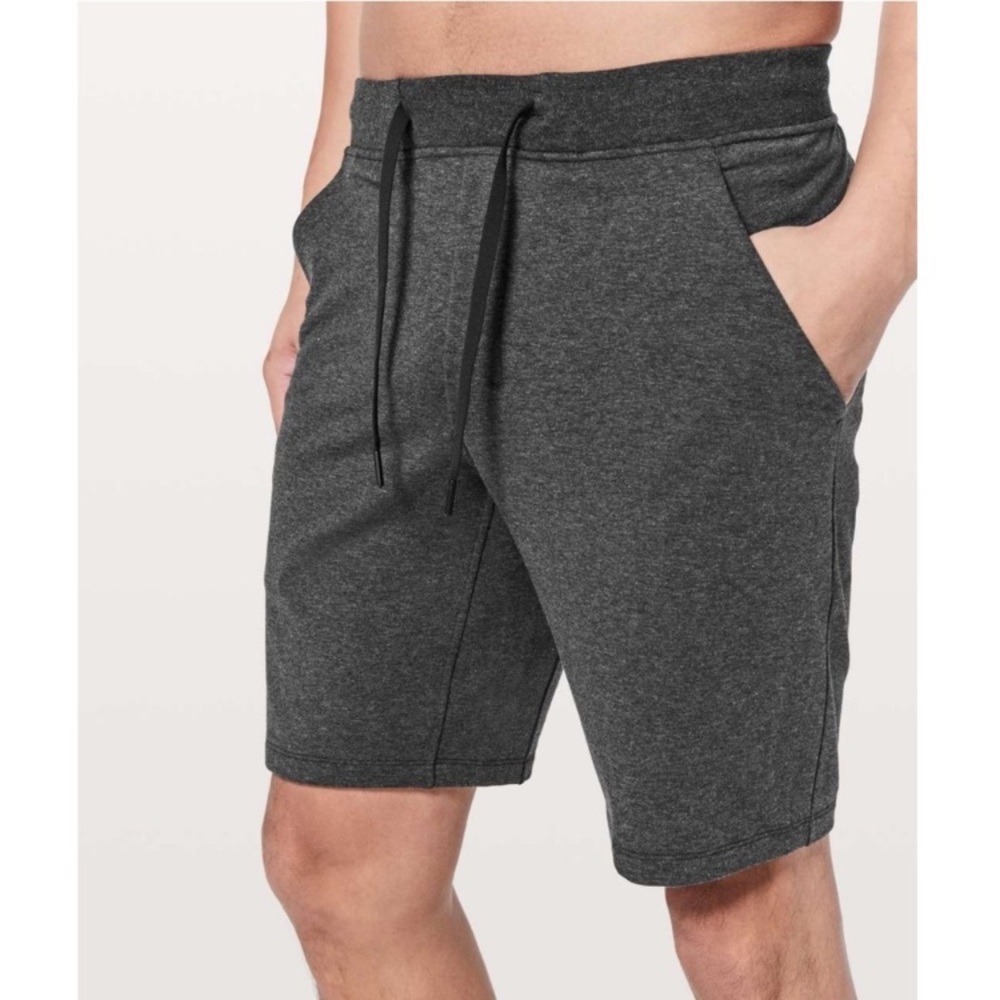 Lululemon Men’s City Sweat Shorts 9.5” Inseam Pockets Dark Grey Size Medium